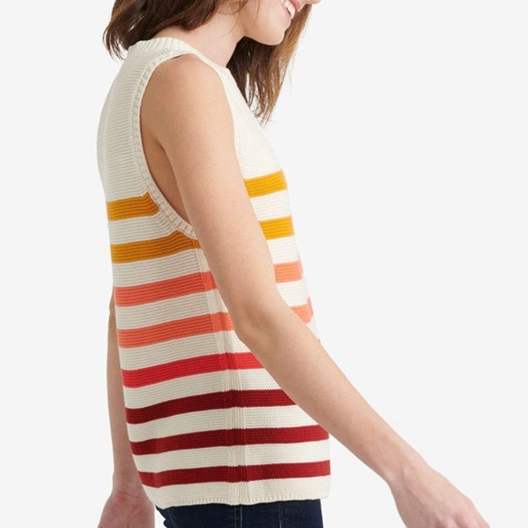 Lucky Brand Sleeveless Pullover Ombre Sweater - Picture 3 of 7